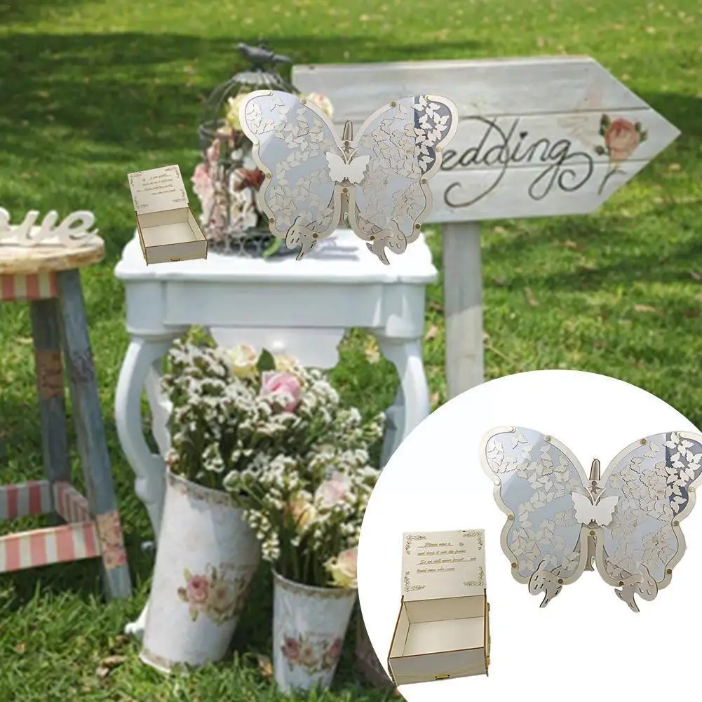 

Personalized Wooden Drop Box Hearts Wedding Guest Book Rustic Wish Alternative Wedding Wedding Keepsake in Drop Box Engrave W6I2