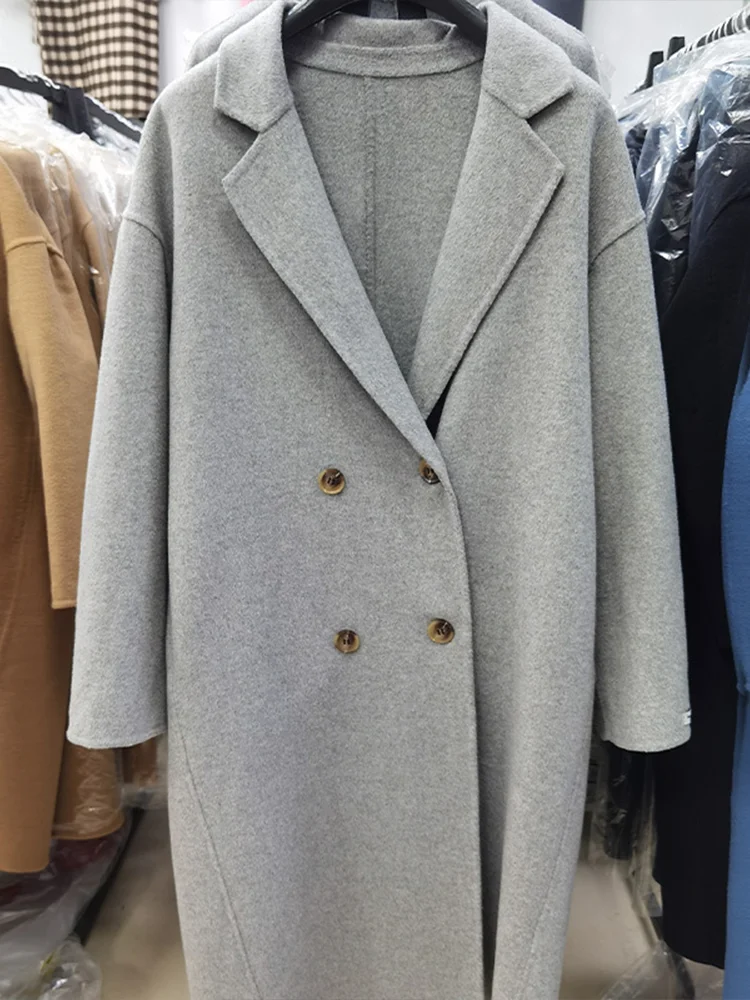 Рисунок 6 - Двустороннее кашемировое Женское пальто средней длины