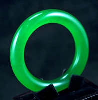 new natural ice foam jade bracelet round bar full of green gold jade bracelet jewelry