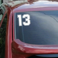 car sticker number 13 funny car sticker creative colorful car rear window motorcycle decoration sticker