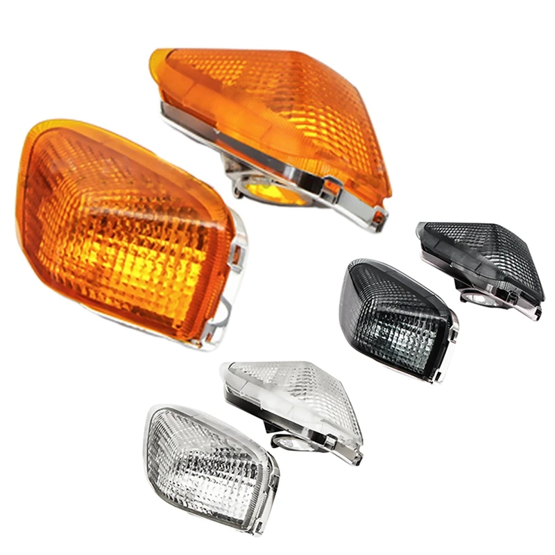 

Motorcycle Front Turn Signal Cover LED Indicator Lamp Shade for Kawasaki ZZR400 1990 1991 1992