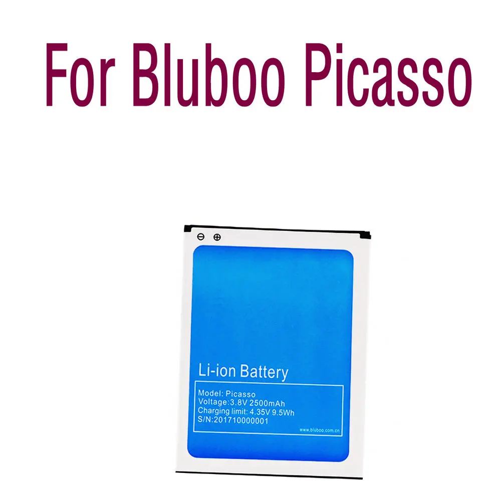 Резервное копирование Bluboo для смартфона Picasso 2500 мАч литий-ионный аккумулятор