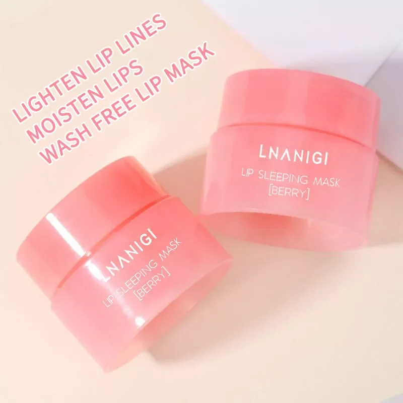 

3g South Korea Lip Care Sleep Mask Night Sleep Maintenance Moisturizing Lip Gloss Pink Lip Bleach Cream Nourishing Care TSLM1