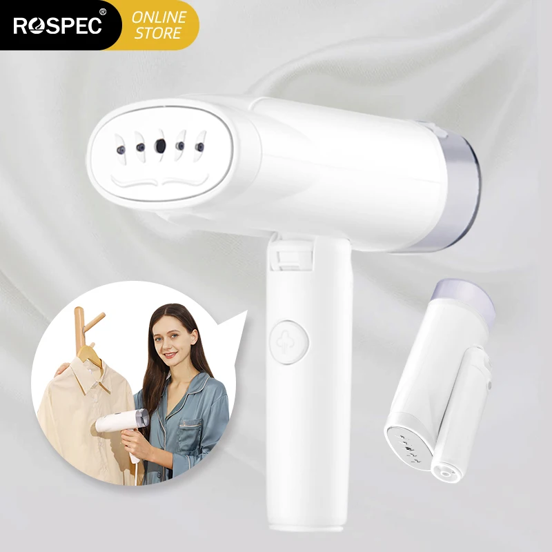 

ROSPEC High Power Handheld Portable Folding Steamer Verticalsteam Hanging Ironing Machine Home Travel, Gift Gloves