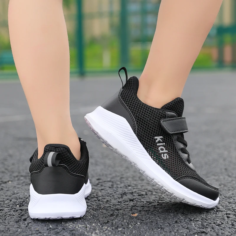 Kids Basketball Shoes Upper Design Childrens Sneakers Md Non-slip Boys Outdoor Sports Basketball Shoes Size 28-39