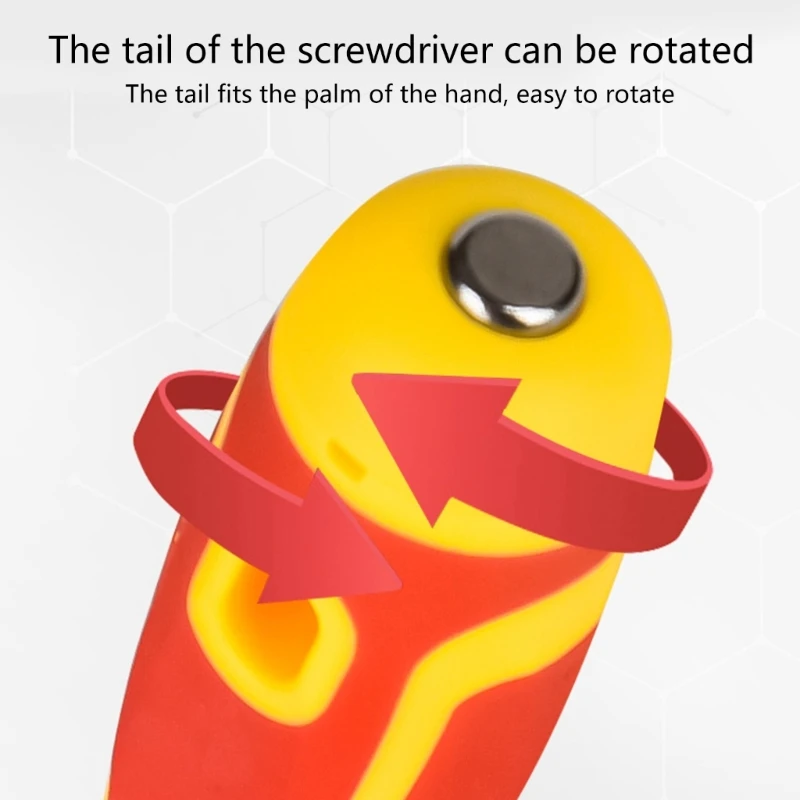 Магнитная отвертка 15 в 1 сменная изолированная с магнитной стальной шлицевой