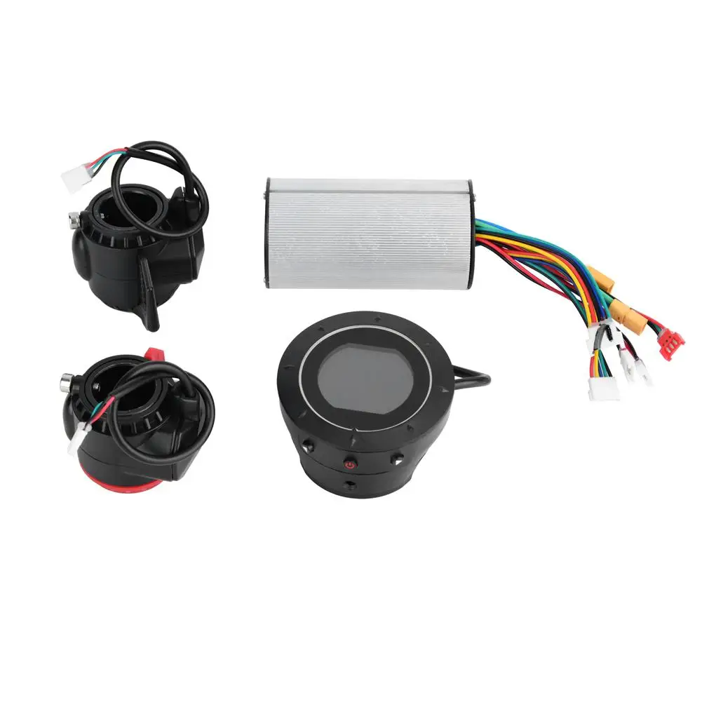 

New24V 250W Carbon Fiber Electric Scooter Controller Kit With Brake Accelerator LCD Display Brushless Speed Driver Scooter Parts