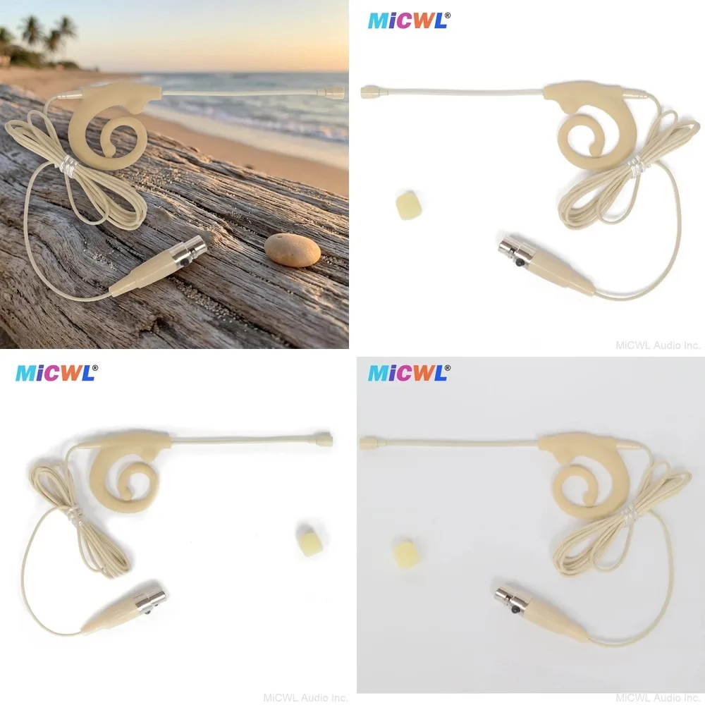 Фото Профессиональный микрофон-гарнитура SLX8 Snail Earset для Shure PGX BLX SVX ULX SLX UR4D TA4F, миниатюрный передатчик Bodypack, подвесной микрофон №1