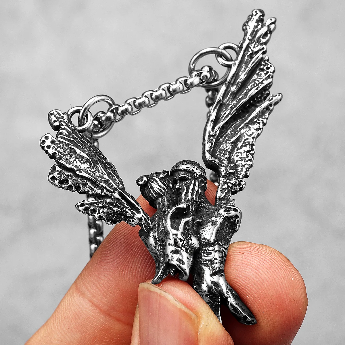 Пара подвесок из нержавеющей стали METAL HUNTER