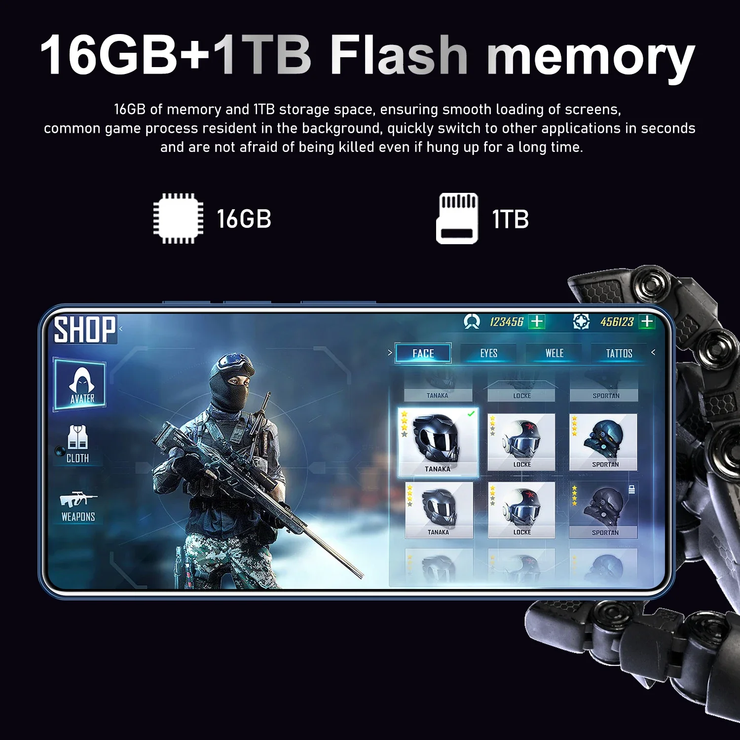 GT10 Pro Android 13\7 3-дюймовый HD-экран Dual SIM Standby 16 ГБ + 1 ТБ Память 6800 мАч 5G Snapdragon 8 Gen2 72MP 108MP