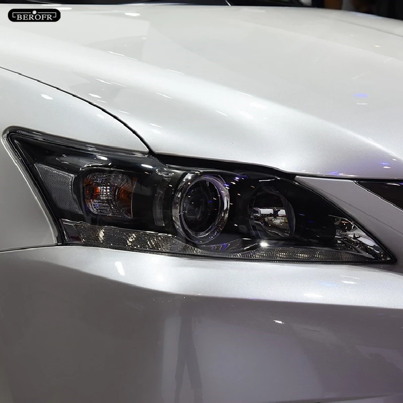 For Lexus NX ES GS CT UX LX IS RX RC Car Headlight Tint Smoke Black Protective Film Transparent TPU Sticker Accessories For Lexus NX ES GS CT UX LX IS RX RC Car Headlight Tint Smoke Black Protective Film Transparent TPU Sticker Accessories
