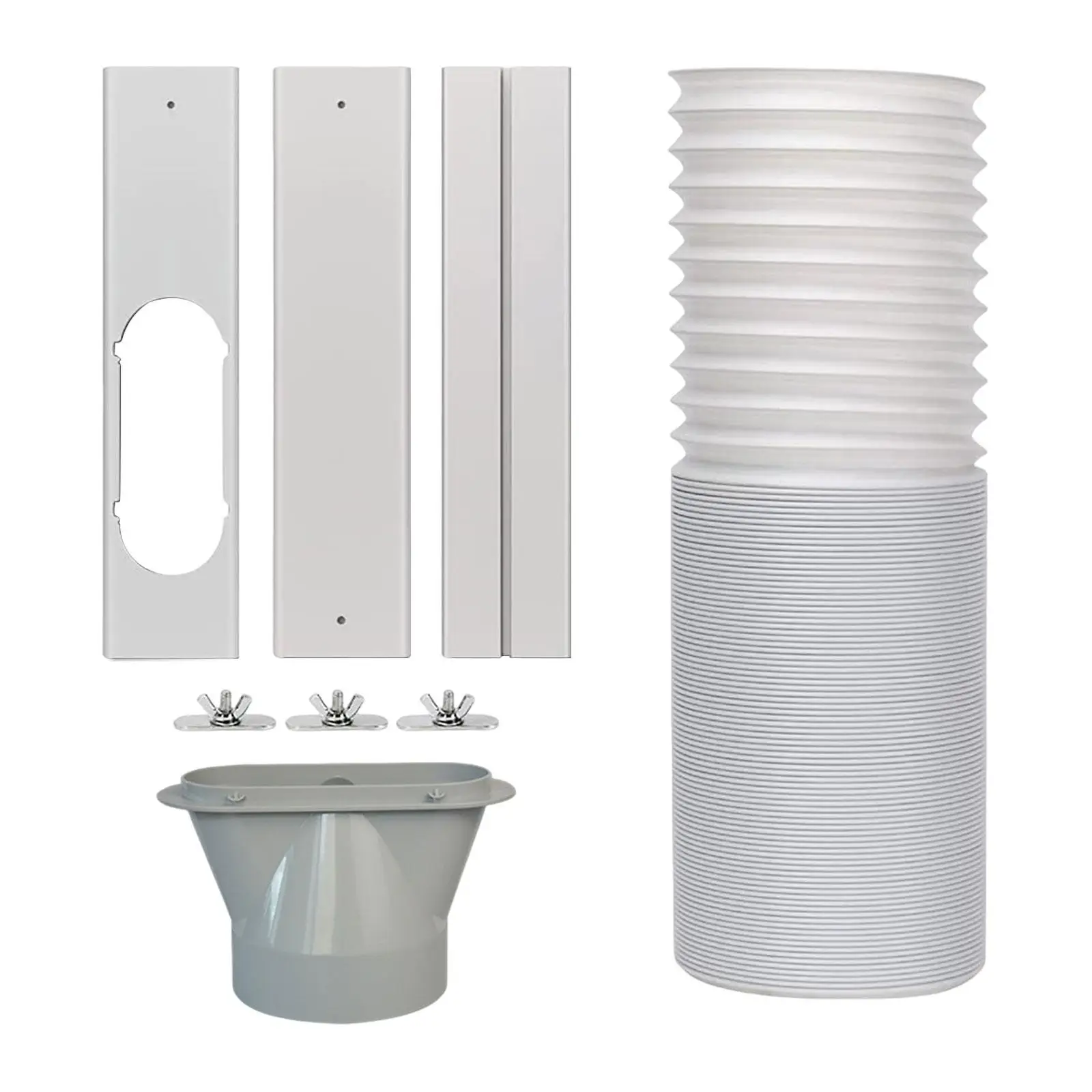 

Оконное уплотнение для портативного выхлопного шланга кондиционера для горизонтального