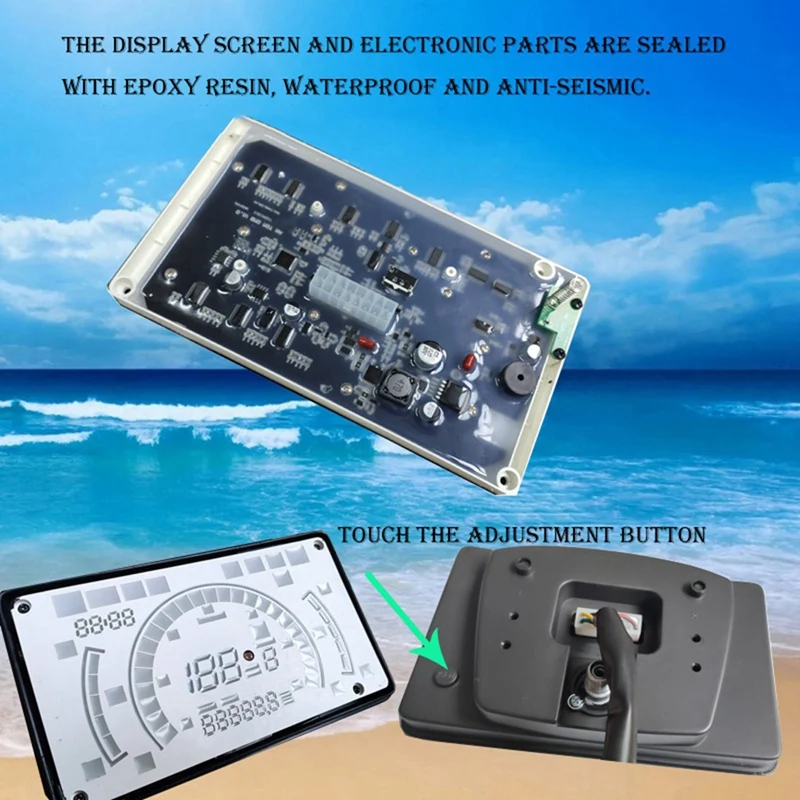 Панель цифрового счетчика для ITALIKA EX125 FORZA125 Ft125 Спидометр Одометр в сборе Honda CG125