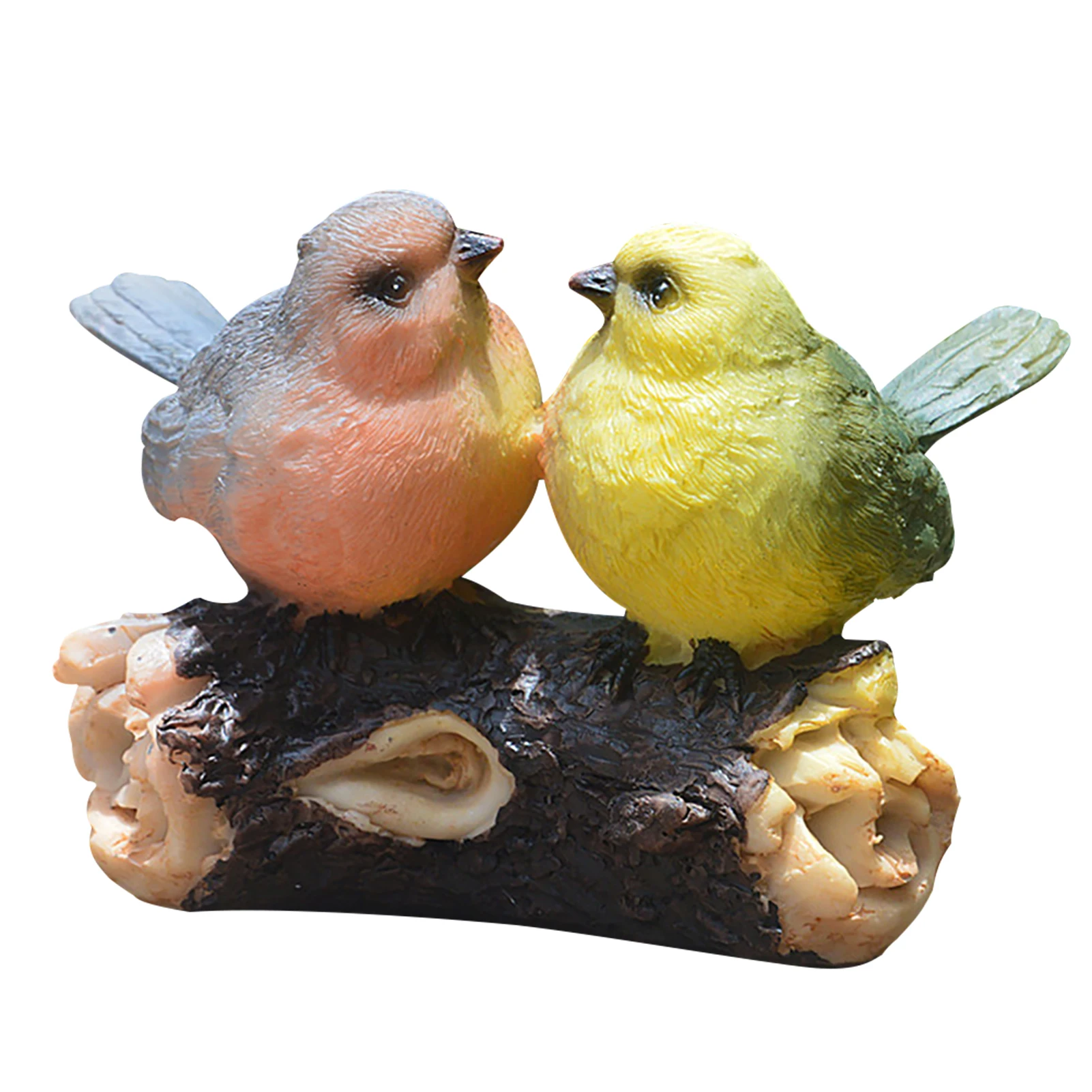 

Garden Bird Statue Home Decor Waterproof Realistic Look Outdoor Patio Lawn Vivid Bird Decorations Diy Craft Resin Ornament Gifts