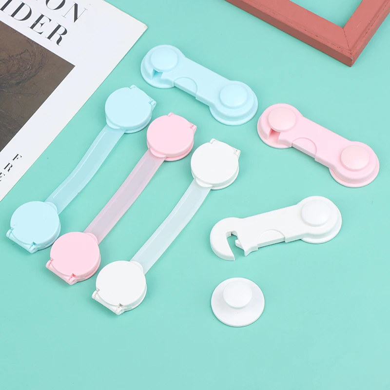 

1Pc Child Lock Protection Of Children Baby Drawer Anti-opening Door Anti-pinch Kids Safety Plastic Protection Safety Lock