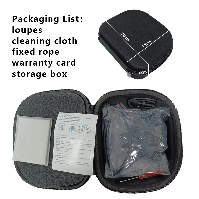 BURITE Новое поступление 456 металлические линзы с ключером TTL Лупы 4 0X Индивидуальные