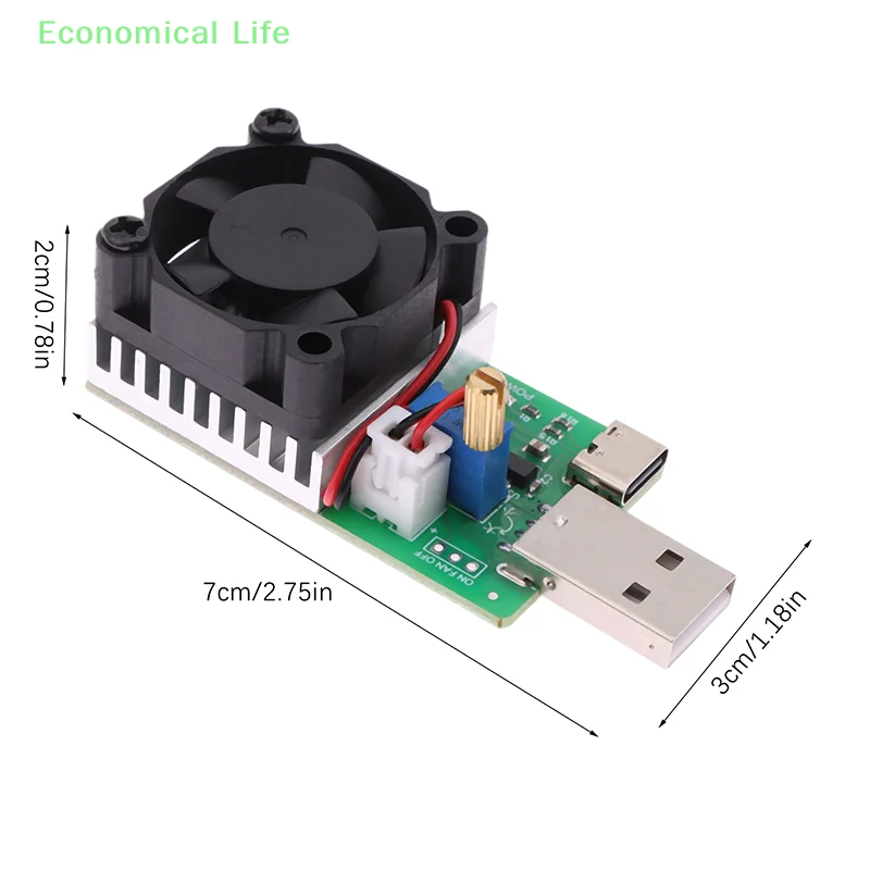 13 В/22W3A 3 7 В ~ электронный тестер разряда мощности нагрузки USB/Type-C 0 15A 3A