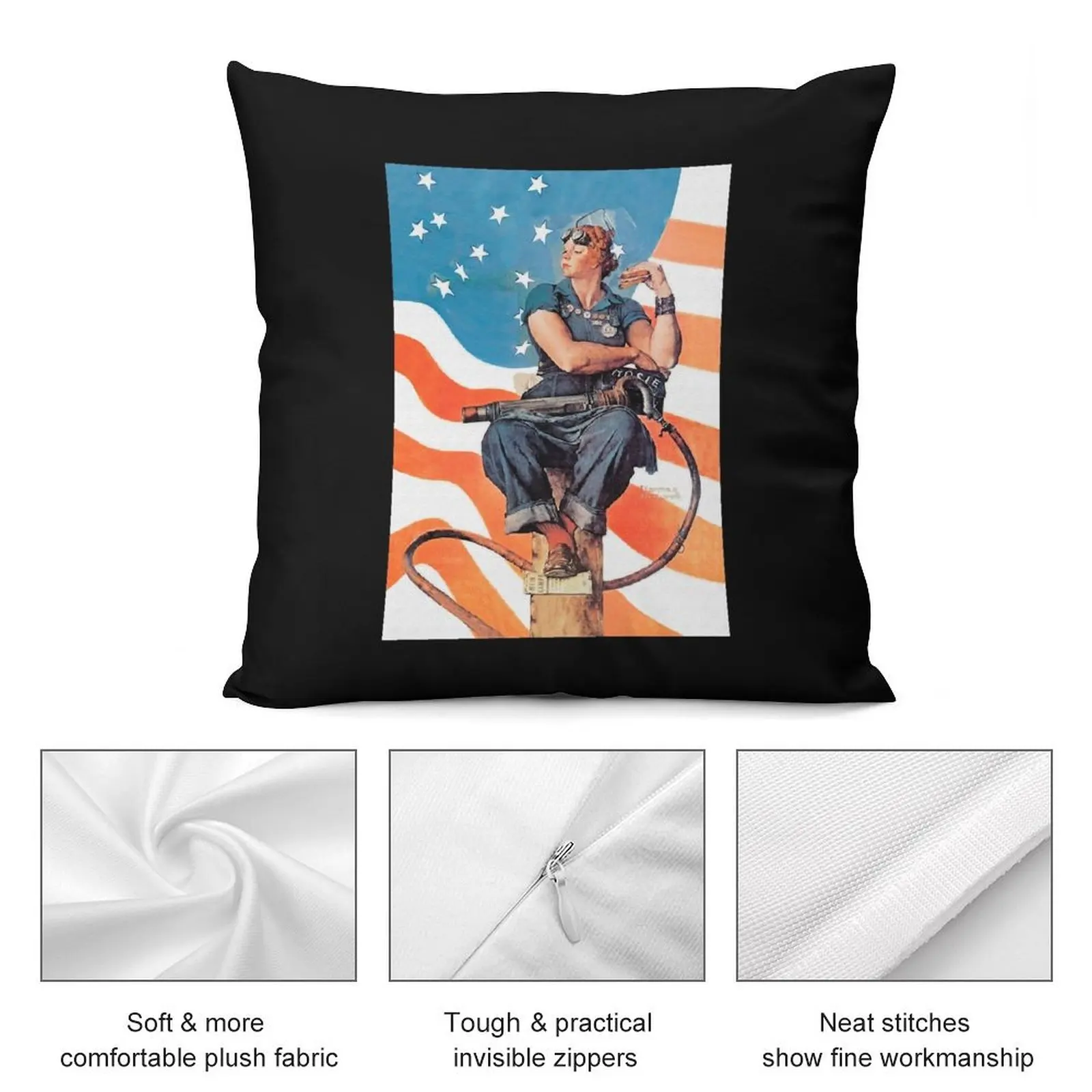 Мужская и женская наволочка с рисунком Норман Роквелл