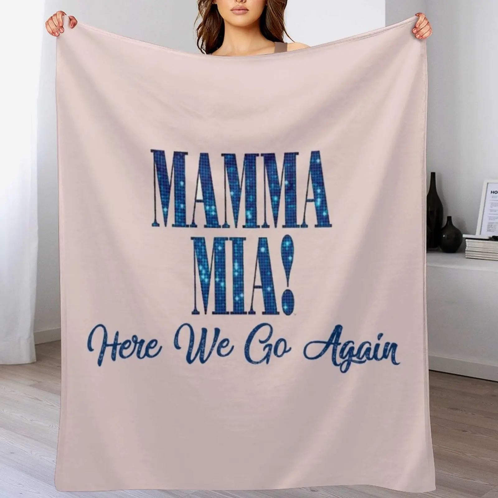 Одеяло Mama Mia Mamma Here We Go Again очень большое одеяло милые клетчатые одеяла