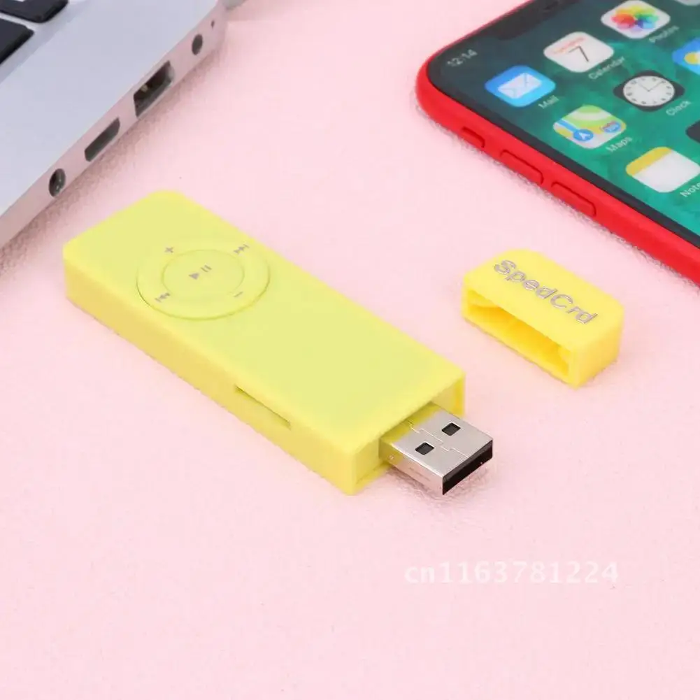 Перезаряжаемый музыкальный mp3-плеер 160 мАч USB Minie портативный с поддержкой карты TF