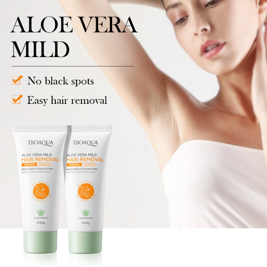 

Aloe vera hair removal cream 60g mild hair removal does not stimulate simple good operation effective