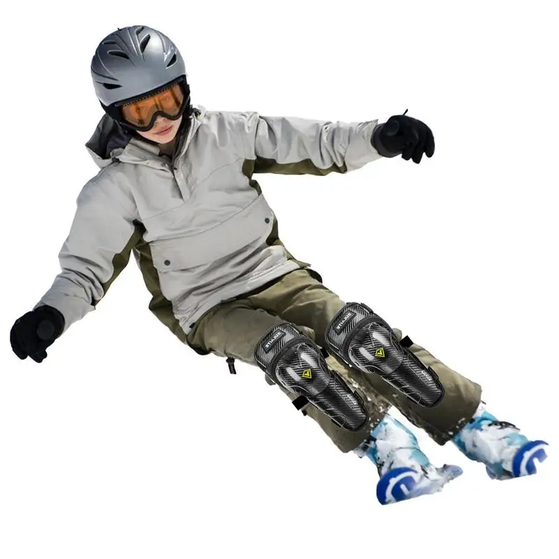 

Riding Knee Pad Protective Knee Pads With Reflective Strips Interior Lining Collision Avoidance Knee Sleeves For Riding Cycling