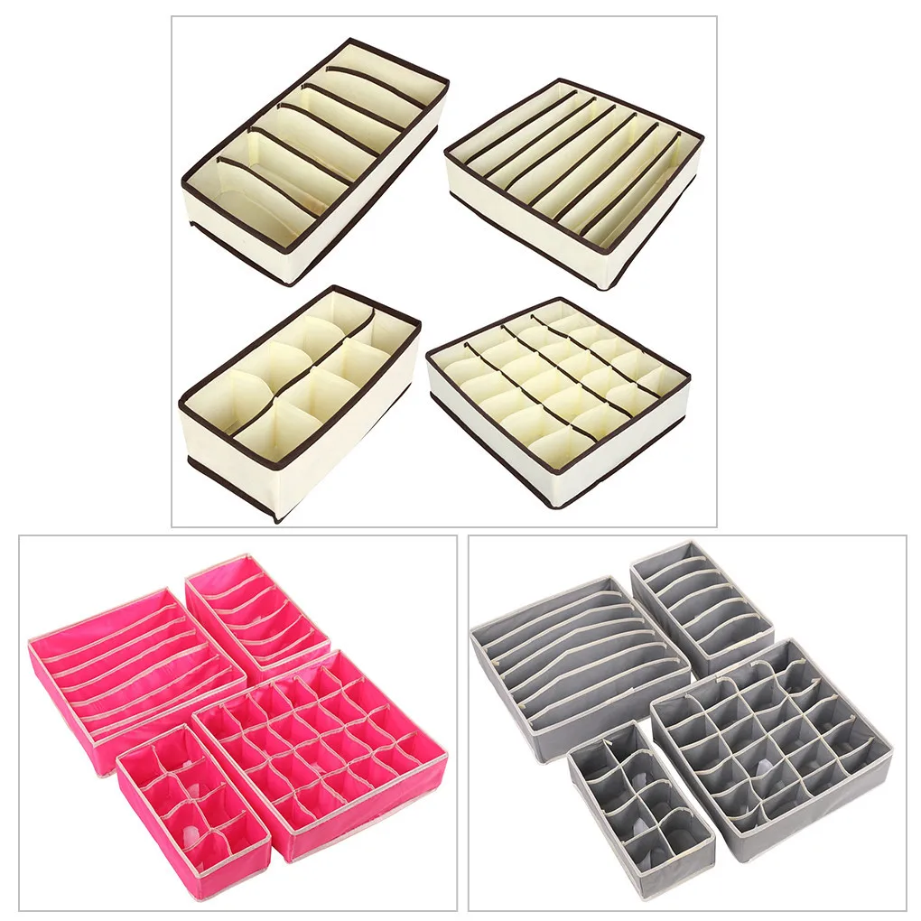 Ящик для нижнего белья органайзер ящик шкафа бюстгальтер трусики Нетканая ткань