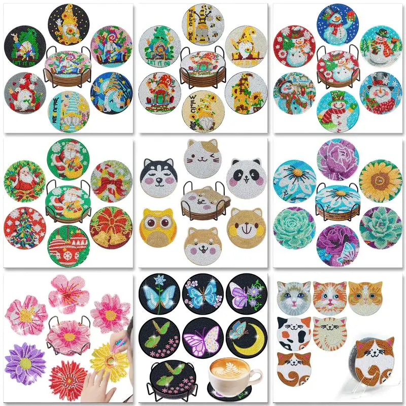 Набор для алмазной вышивки 6 шт