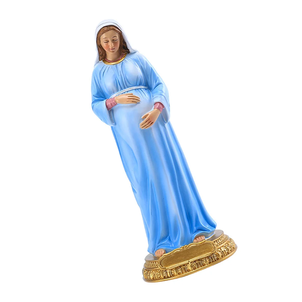 

Virgin Mary Statue Catholic Mother Home Gift Decor Religious Christmas Resin Figurine Decorative Ornament Spiritual Figure