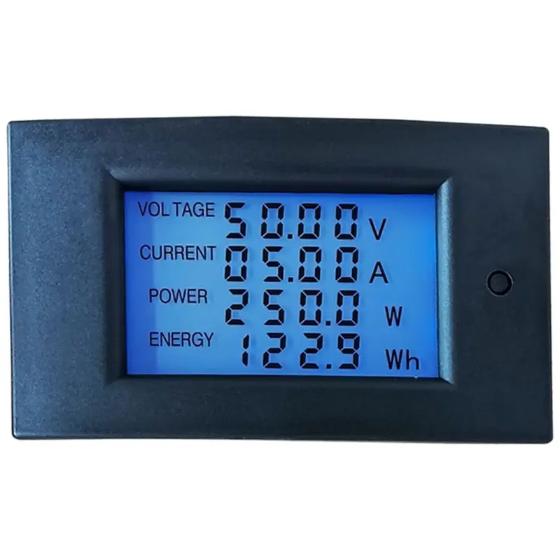 

LCD Display Digital Current Voltage Solar Power Meter Multimeter Ammeter Voltmeter Wattmeter Electrical Panel Gauge