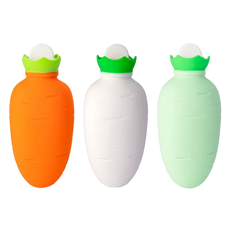 

330 мл силиконовая бутылка для горячей воды с использованием воды, зимний мешок для теплой воды, грелка для рук и ног, белый цвет