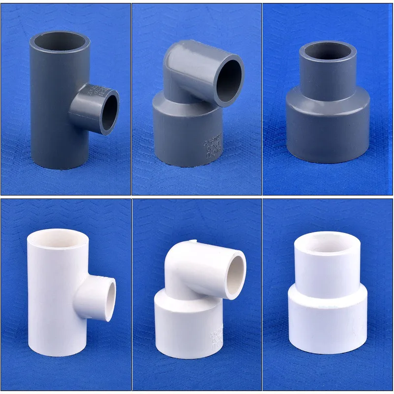 2 шт. ПВХ соединители для водопроводной трубы 20/25/32/40/50 мм
