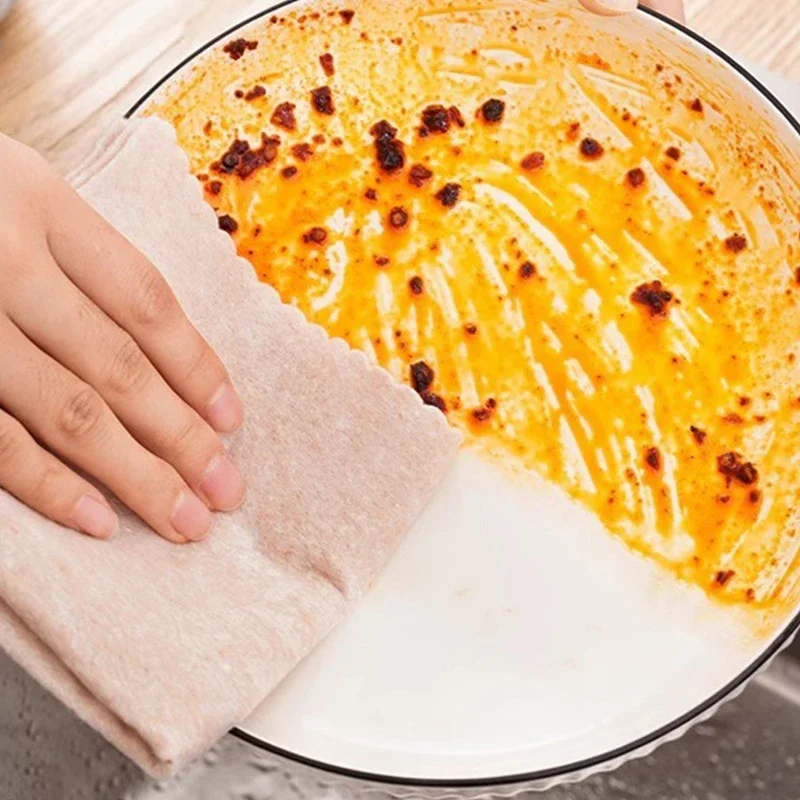 5/1 м чистящие салфетки из натурального волокна Luffa кухонные антипригарные