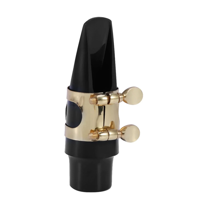 Alto Sax Saxophone Mouthpiece Plastic with Cap Metal Buckle Reed Patches Pads Cushions | Parts &amp Accessories