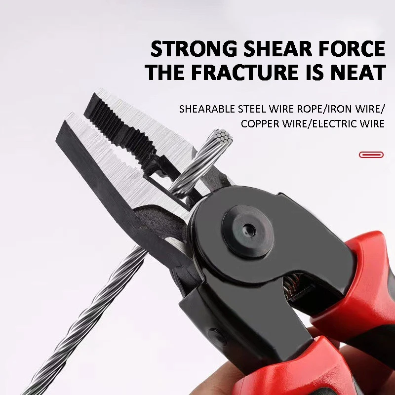 

Multifunctional 5 in 1 Pliers Steel Wire Pliers Wire Stripping Pliers Interchangeable Head Special For Electricians