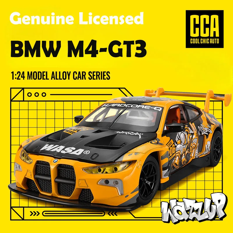 CCA моделирование 1:24 BMW M4-GT3 модель суперкара литой под давлением сплав игрушечный