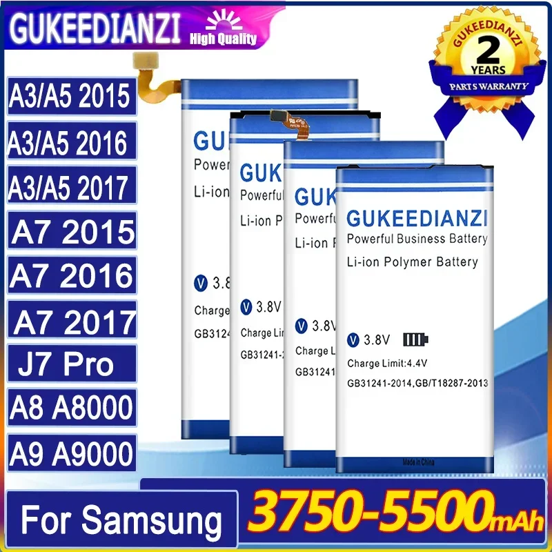 Аккумулятор для Samsung Galaxy A3 A5 A7 A8 A9 2015 2017/E578 J700 J708i T509 A520 A520F A510 A510F A500 A320 A700 A710 A710F