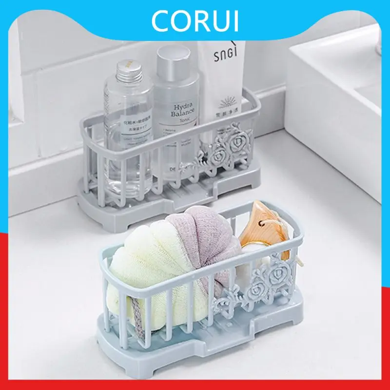 

Multi-function Drainage Shelf New Tray Stand Storage Rack Detachable Washing Sponge Storage Kitchen Accessories No Drilling