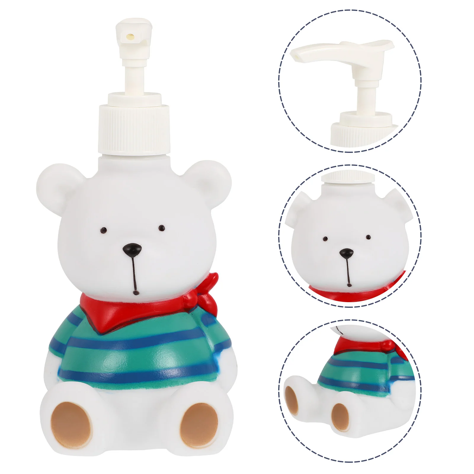 

Dispenser Bottle Soap Pump Travel Bottles Lotion Refillable Shampoo Shower Kids Empty Liquid Toiletries Handcartoon Bathsqueeze