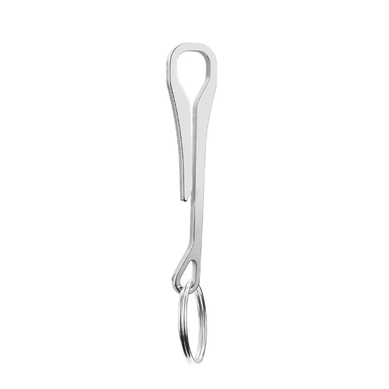 

7.3cm Length Bag Pocket Keychain Clips Metal Carabiner Keys Organizer Hook Snap