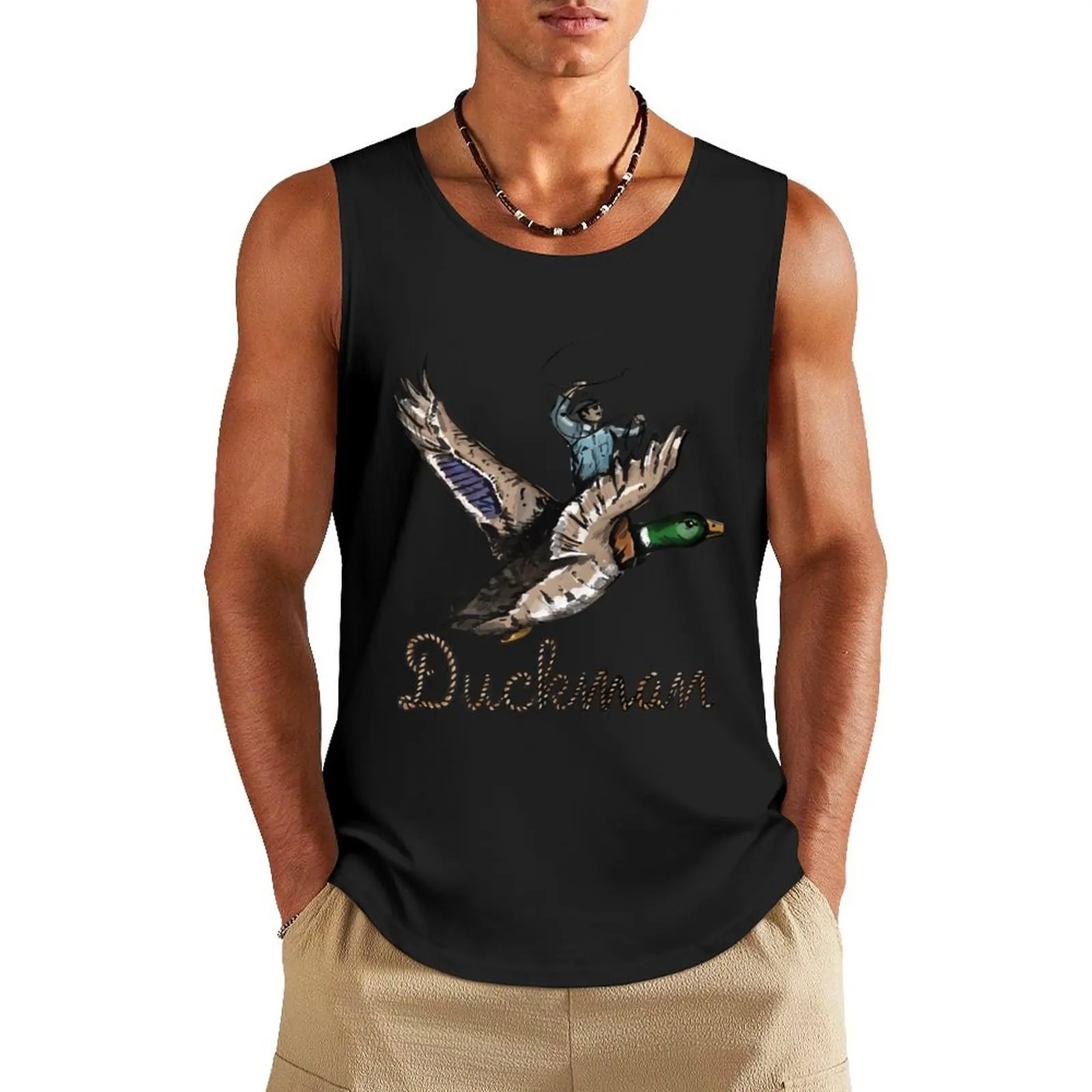 Майка Riley Green Merch Duckman Pepper мужская 100% хлопок