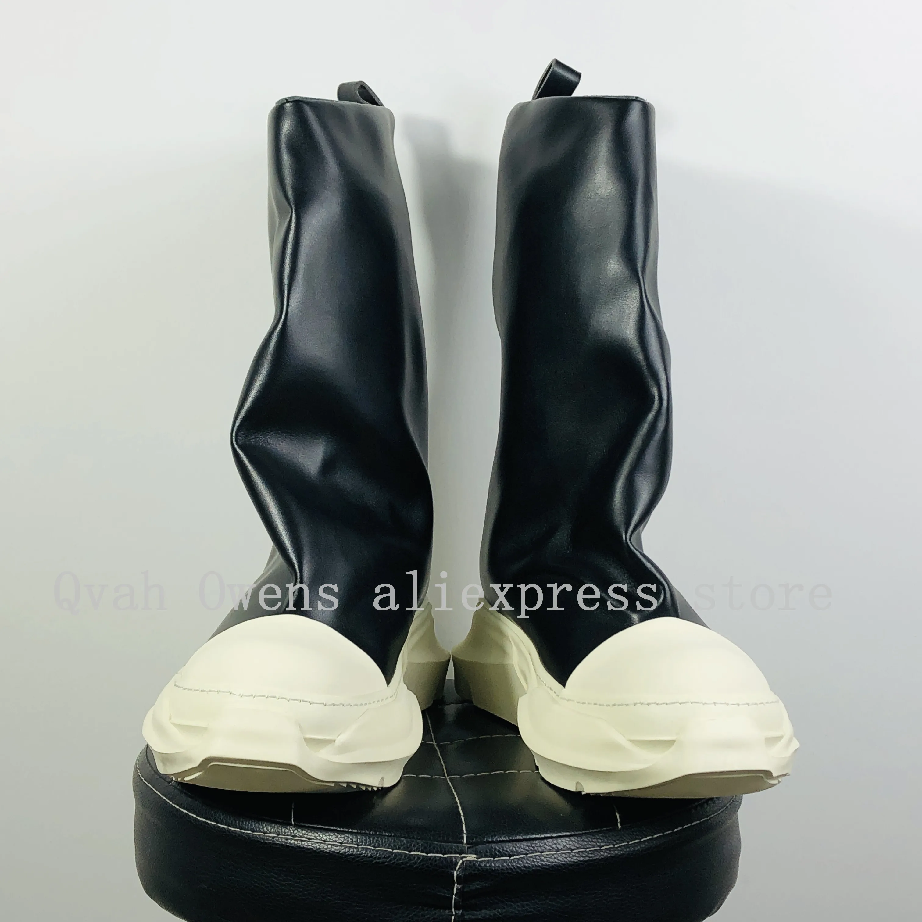 Мужские высокие сапоги Qwa Owens кроссовки из искусственной кожи женские зимние