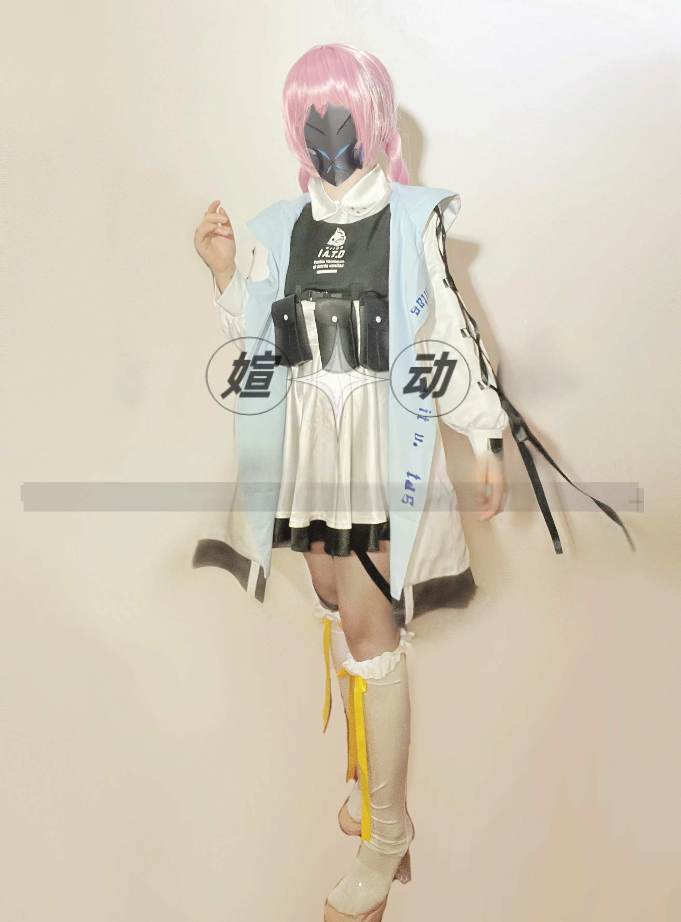 Игра Синий Архив Хакари Ацуко Косплей Костюм Хэллоуин наряды Женщины Мужчины