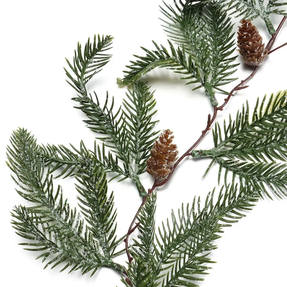 Рождественская Декоративная гирлянда подвесной венок искусственные красные