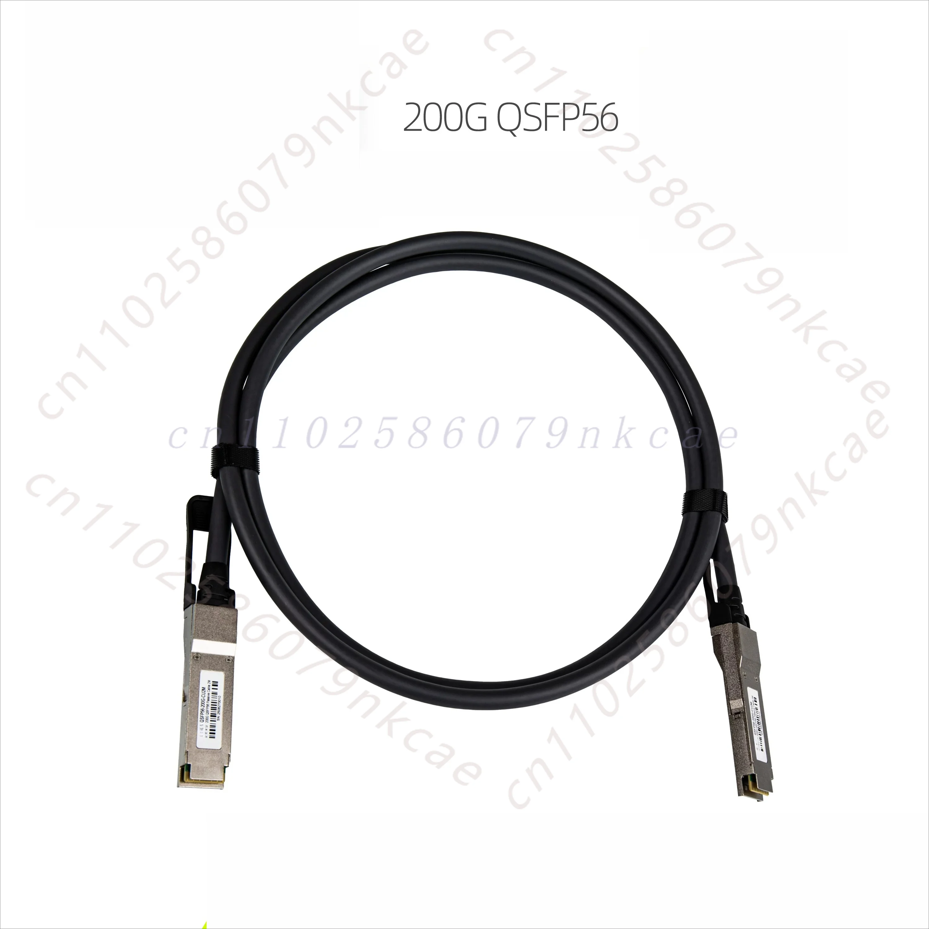 Фото Кабель QSFP56 для стекирования, совместимый с суперкомпьютером DGX Spark IB, для высокоскоростной передачи данных 200G-DAC №1