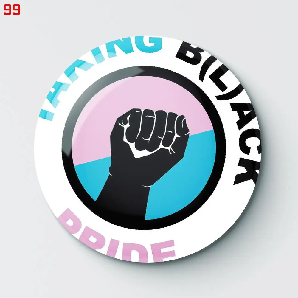 

PRIDE MONTH 00099 Buttons Brooches Pin Jewelry Accessory Customize Brooch Fashion Lapel Badges