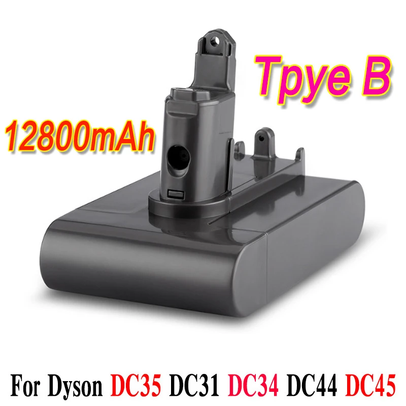 

2022 neue Ersatz 22,2 V B 12800mAh DC31 Typ-B Batterie Für Dyson DC31 DC31B DC35 DC44 DC45 handheld Werkzeug Akku
