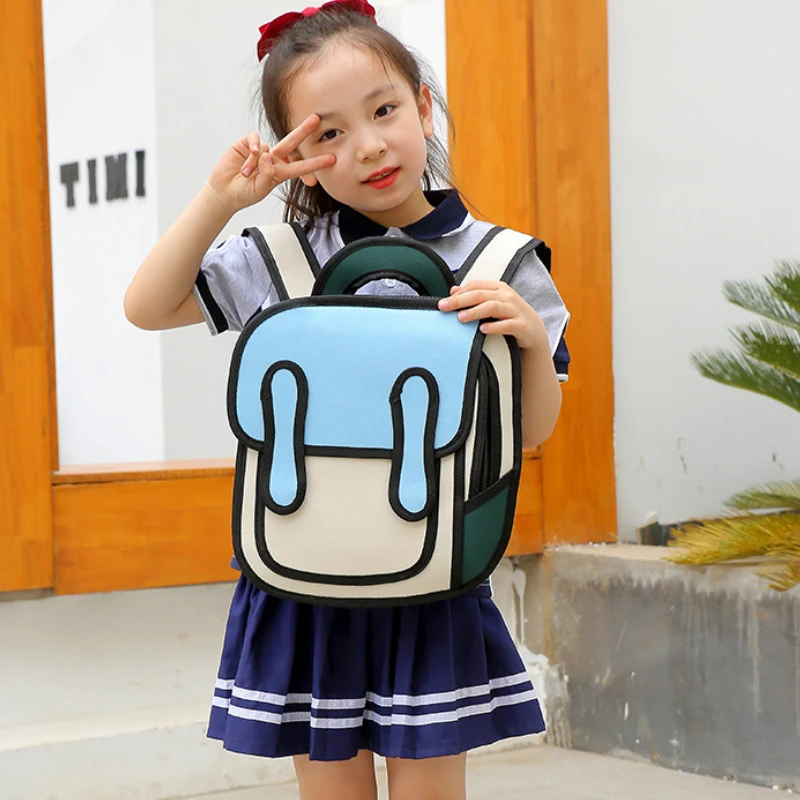 Primary School Students Large Capacity Schoolbag for Girls Boys 2022 Children Cartoon Backpack In Kindergarten