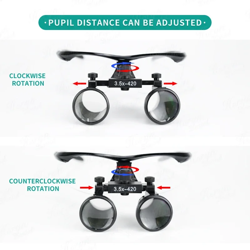 OEM красочное 2.5x 3.5x светодиодный Eye увеличительное стекло Den tal Loupes