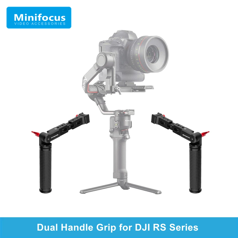 

Ronin RS2 RS3 RSC2 Dual Handle Grip Stand Handgrip for DJI RS 2 RSC 2 RS 3 RS3 Pro Extension Handlebar Bracket Gimbal Mount